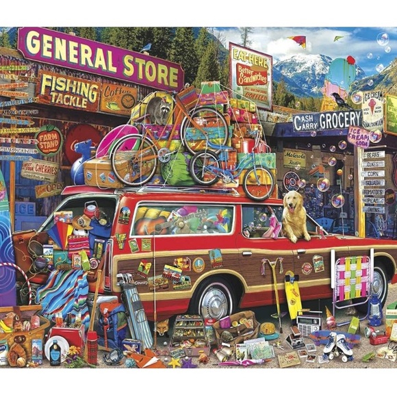 BUFFALO GAMES Jigsaw Puzzle Family Vacation Aimee Stewart 1000 Pieces Age 14+ - Picture 2 of 8